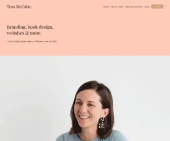 Tessmccabe.com.au(Freelance Graphic & Web Design for Small Businesses) Screenshot