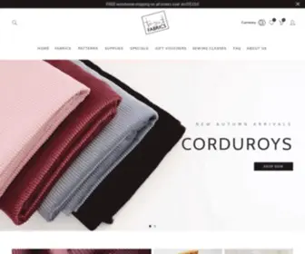 Tessuti-Shop.com(Tessuti Fabrics) Screenshot