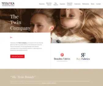 Tessutica.com(Tessutica) Screenshot