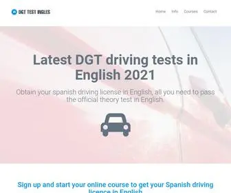 Test-Autoescuela.com(DGT Test Ingles 2021) Screenshot