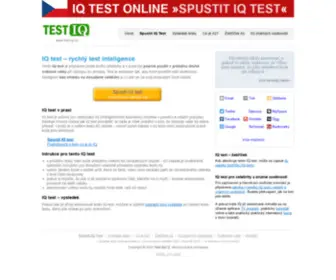 Test-IQ.cz(IQ test online) Screenshot