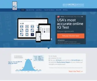 Test-IQ.org(Certified IQ TestThe most accurate online IQ Test) Screenshot