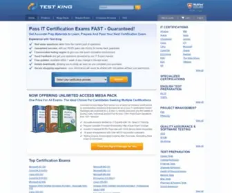 Test-King.com(Testking IT Certification Prep) Screenshot