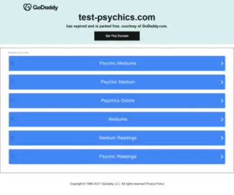 Test-PSYchics.com(Test PSYchics) Screenshot