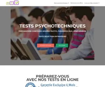 Test-PSYchotechnique-EN-Ligne.fr(Test Psychotechnique) Screenshot