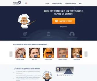 Test-QI-Einstein.fr(Test de QI gratuit) Screenshot