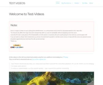 Test-Videos.co.uk(Videos) Screenshot