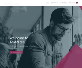 Test2Free.com(Test Product For Free) Screenshot