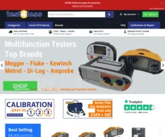 Test4Less.co.uk(Test4less Electrical & Gas Test Equipment Distributor) Screenshot