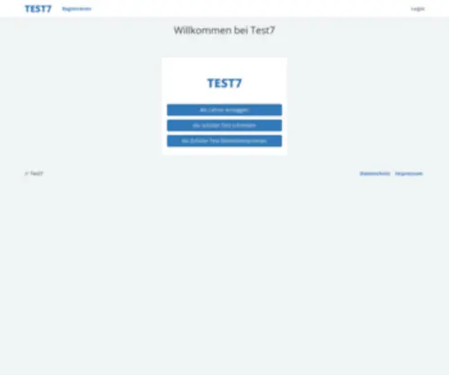 Test7.de(Multiple-Choice) Screenshot