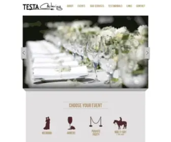 Testacatering.com(Testa Catering) Screenshot