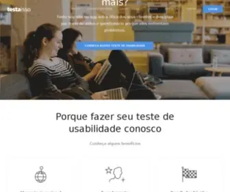Testaisso.com.br(Teste de usabilidade r) Screenshot