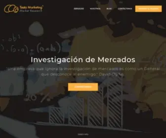 Testamarketing.com(Agencia de Investigación de Mercados) Screenshot