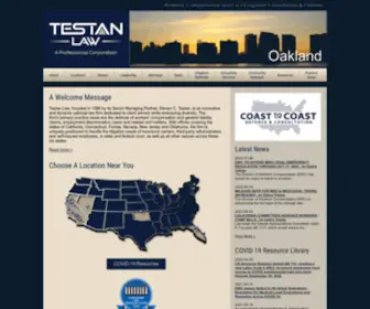 Testanlaw.com(Testan Law) Screenshot