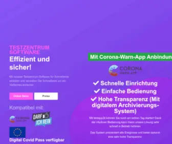 Testapp24.de(Schnelltest) Screenshot