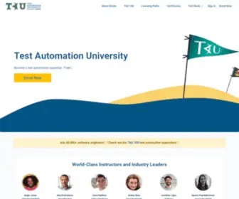 Testautomationu.com(Testautomationu) Screenshot