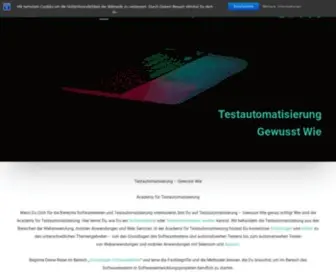 Testautomatisierung-Gewusst-Wie.de(Testautomatisierung) Screenshot