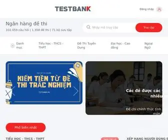 Testbank.vn(Ngân hàng đề thi trắc nghiệm) Screenshot