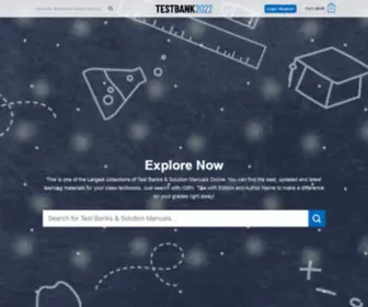 Testbank2022.com(Test Banks) Screenshot