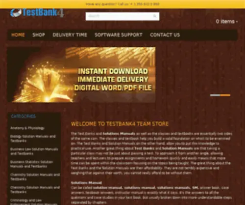 Testbank4.com(Solutions manual) Screenshot