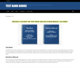 Testbankbooks.com(Testbankbooks) Screenshot
