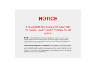 Testbankeasy.com(Domain Seizure Notice) Screenshot