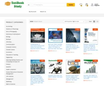 Testbankstudy.com(Products Archive) Screenshot