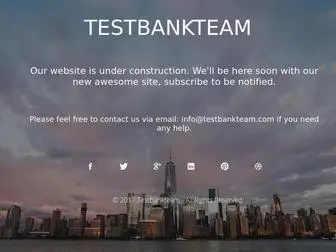 Testbankteam.com(Maintenance) Screenshot