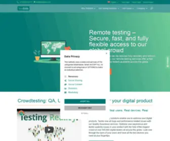 Testbirds.nl(Home of QA & UX software testing) Screenshot