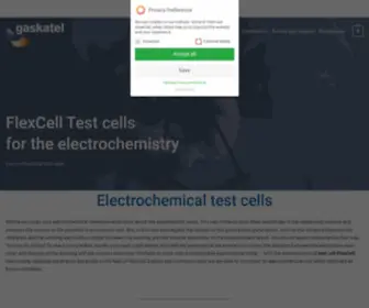 Testcell.info(FlexCell Test cells for the electrochemistry) Screenshot