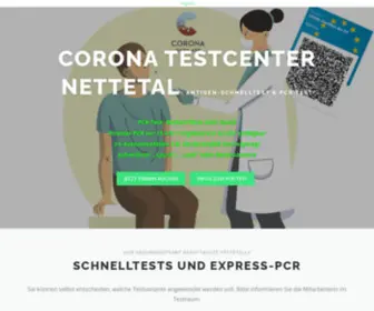 Testcenter-Nettetal.de(PCR & Schnelltest) Screenshot