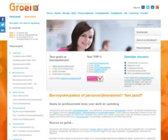 TestcentrumGroei.nl(Test jezelf) Screenshot