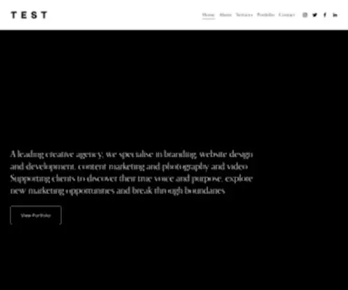 Testcreative.co.uk(TEST) Screenshot