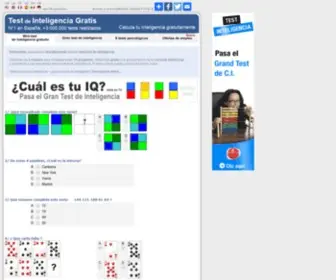 Testdeinteligenciagratis.com(Test de Inteligencia Gratis) Screenshot