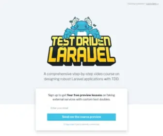 Testdrivenlaravel.com(Learn to build robust) Screenshot