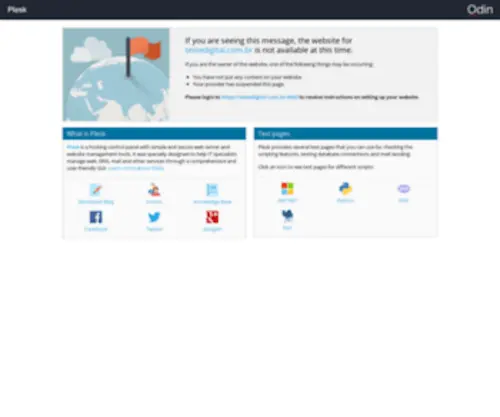 Testedigital.com.br(Domain Default page) Screenshot