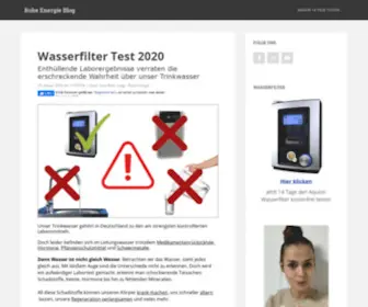 Testen-Wasserfilter.de(Wasserfilter Test 2020) Screenshot