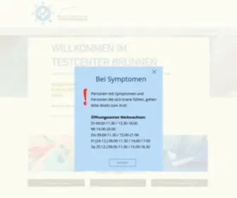 Testenbrunnen.ch(Corona Testcenter) Screenshot