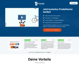 Testerjob.net(Produkttester werden) Screenshot