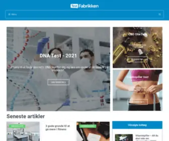 Testfabrikken.dk(Alt i test og anmeldelser) Screenshot