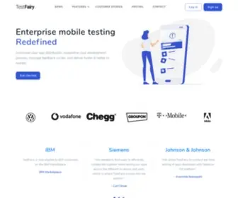 Testfairy.com(Mobile Beta Testing) Screenshot