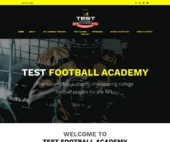 Testfootballacademy.com(TEST Football Academy) Screenshot