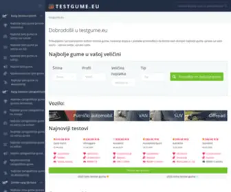 Testgume.eu(The most comprehensive tire test's database) Screenshot