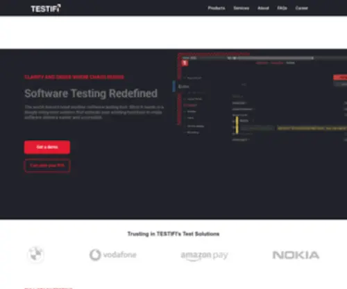 Testifi.io(/en) Screenshot