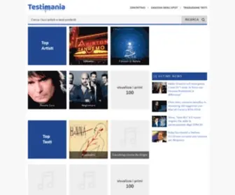 Testimania.com(Testi Mania.com) Screenshot