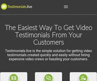 Testimonials.live(On Demand Video Direction) Screenshot