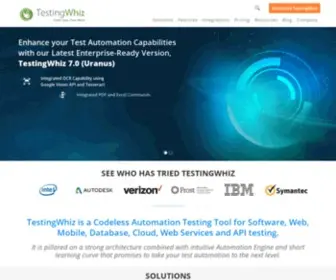 Testing-Whiz.com(A codeless test automation tool) Screenshot