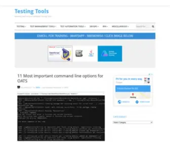 Testingtools.co(Methods and Help on Software Testing Tools) Screenshot