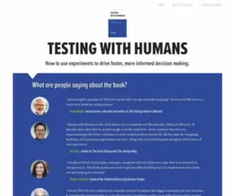 Testingwithhumans.com(Testing with Humans) Screenshot