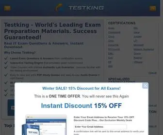 Testking.com(IT Certification Pass Guarantee) Screenshot